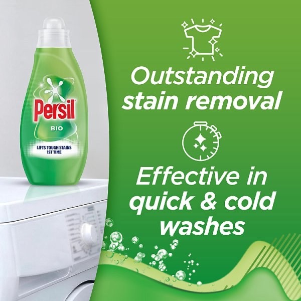 648ml × 4 Persil Bio Liquid Laundry Detergent 648ml (24 Washes) - Bulk