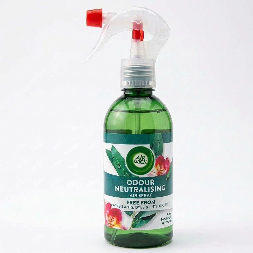 8x Air Wick Odour Neutralising Air Spray Crisp Cotton 237ml Room Freshener