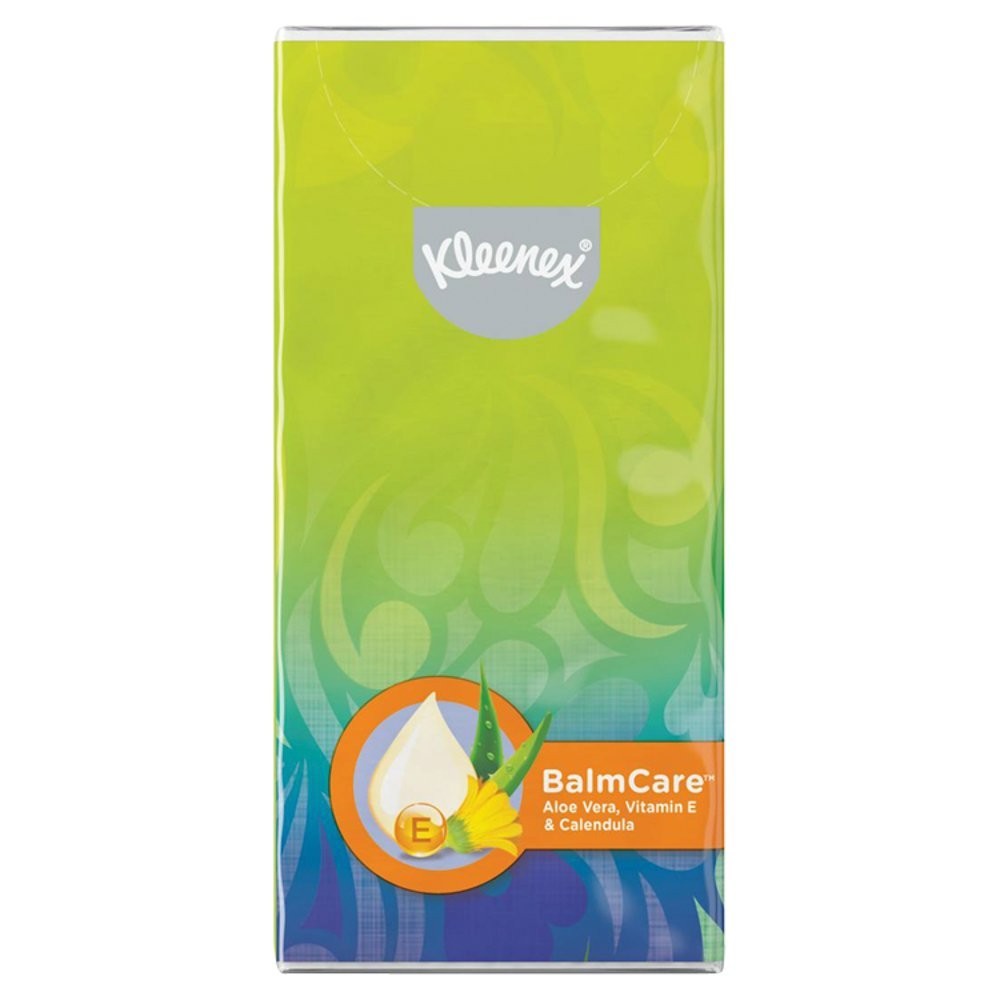 18 Pack Kleenex Balsam Pocket Tissues Soft 4 Ply Balm Handkerchiefs Bulk 9s X 18