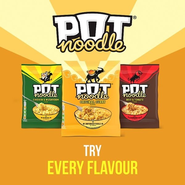 115g /112g /114g x 10 | Pot Noodle Instant Noodles Block Multi-Flavour Packs