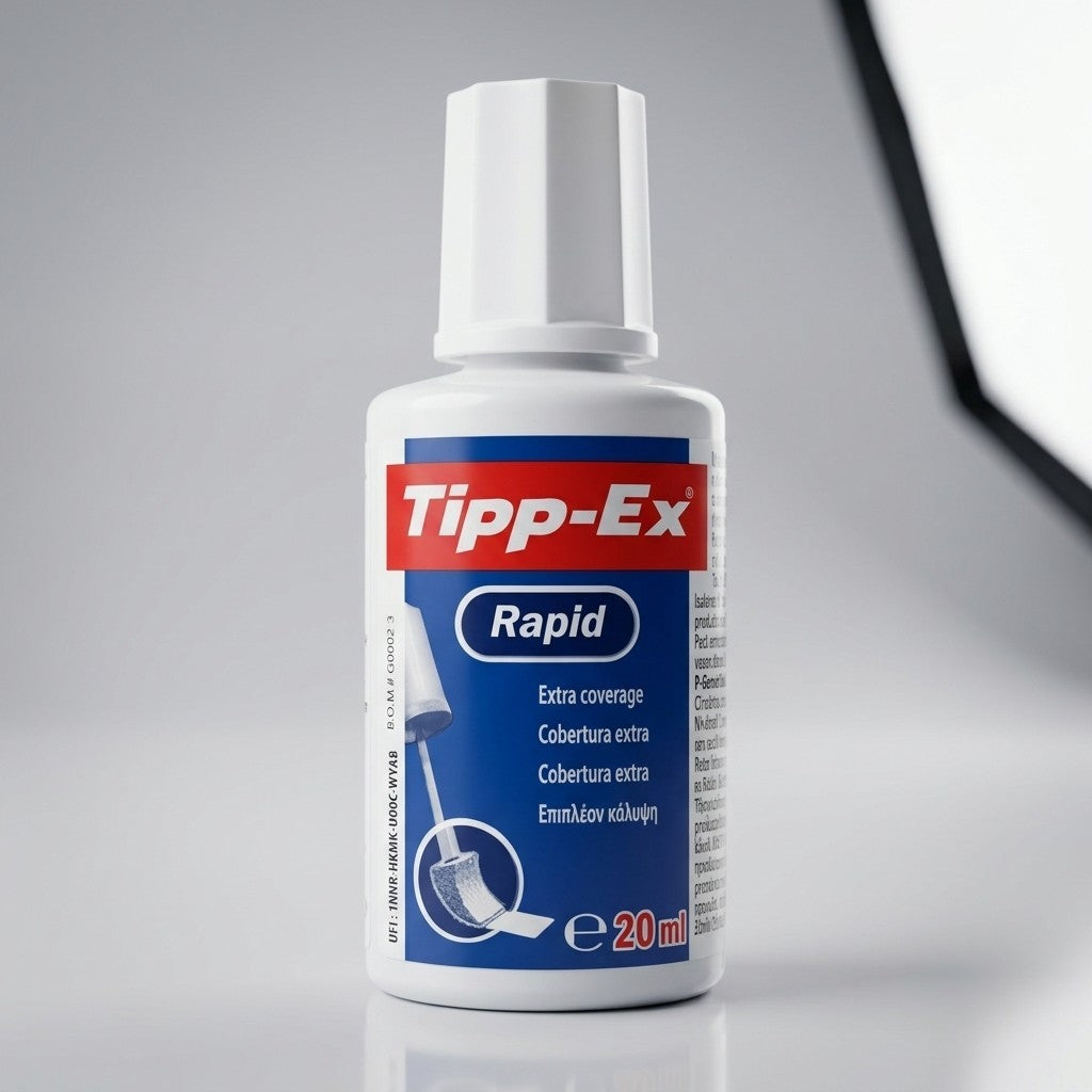 Tipp-Ex Rapid Correction Fluid White 20ml - Box of 10 Bottles Bulk Pack