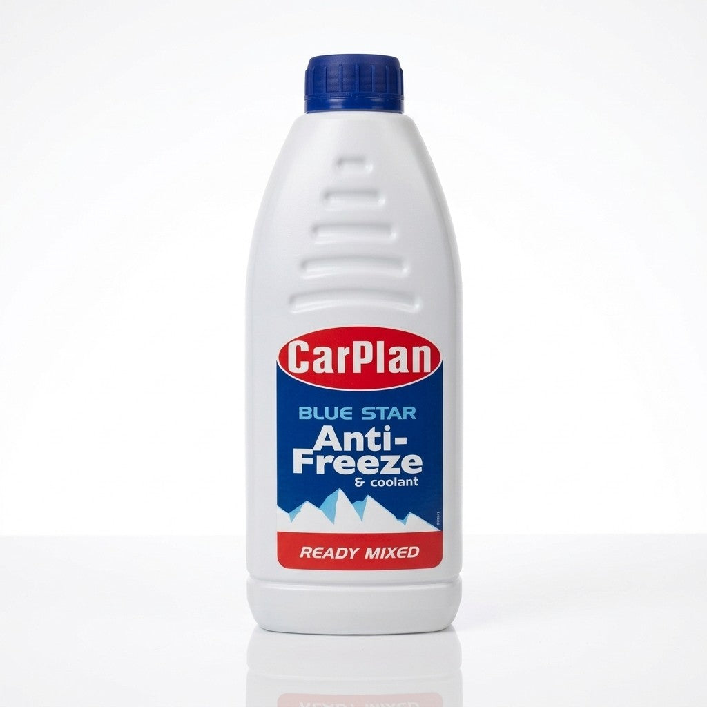 CarPlan BlueStar Ready Mixed Antifreeze Coolant 1 Litre Car Engine 1 Pack 12 Pac