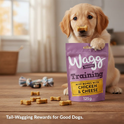 Wagg Dog Training & Low Fat Treats - Variety Pack (125g x 7)