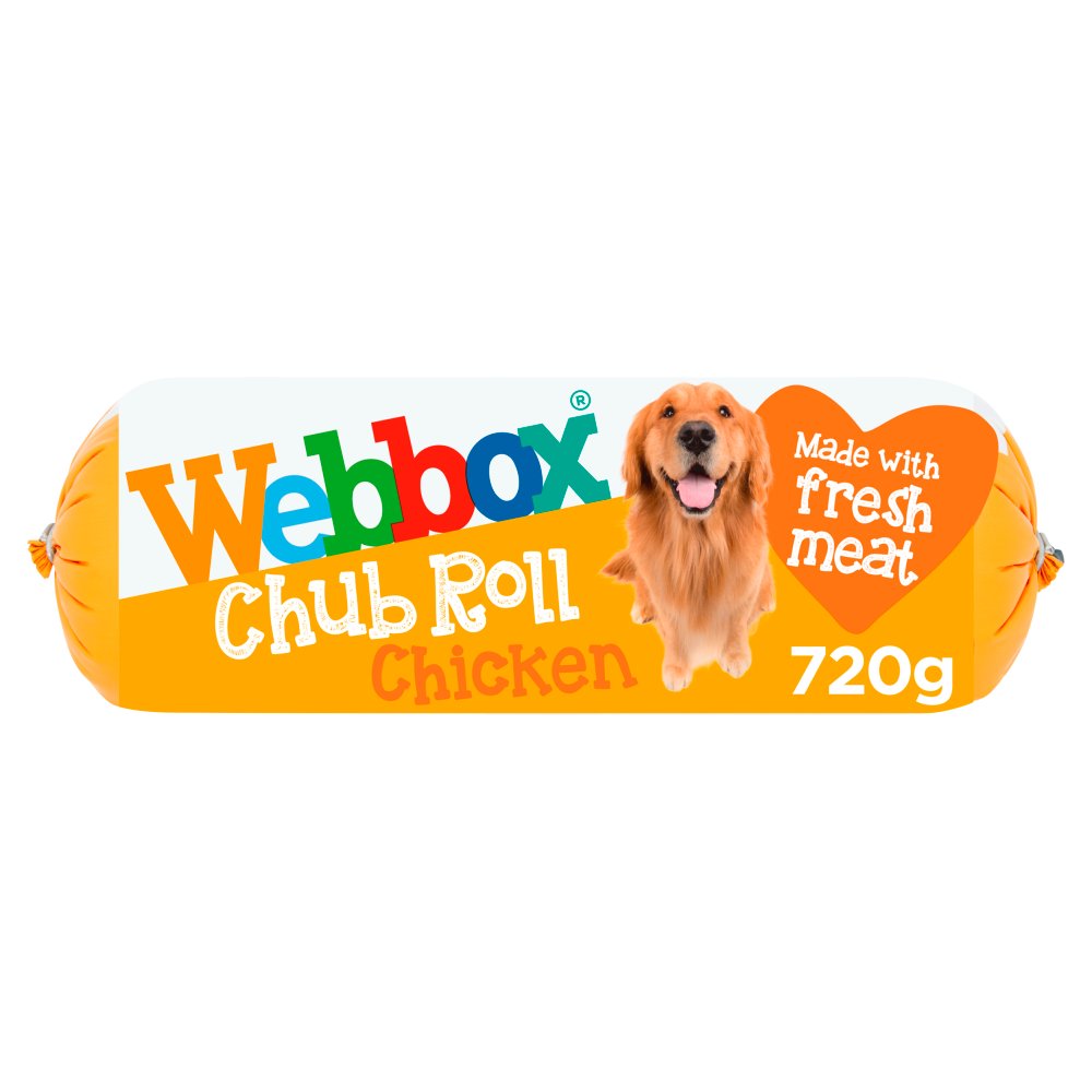 Webbox Dog Chub Roll Multipack & Flavours | Duck, Chicken, Beef | 720g