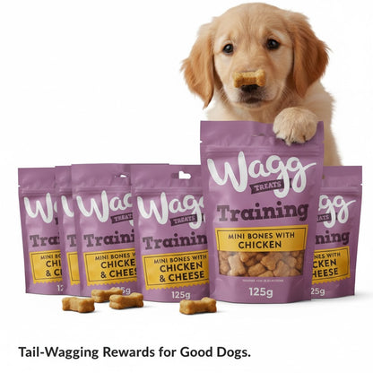 Wagg Dog Training & Low Fat Treats - Variety Pack (125g x 7)