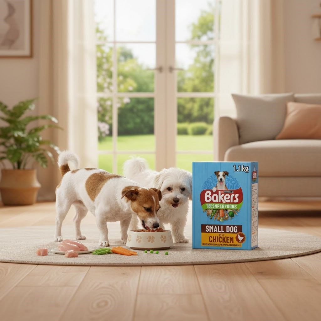 Bakers Superfoods Dry Dog Food for Small Dogs – Natural Beef & Chicken Recipes