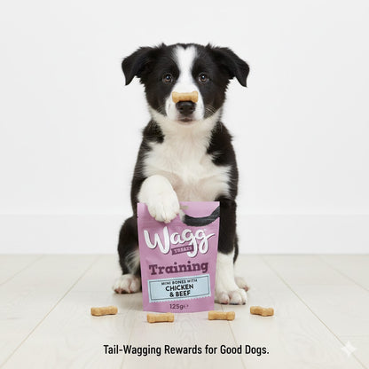 Wagg Dog Training & Low Fat Treats - Variety Pack (125g x 7)
