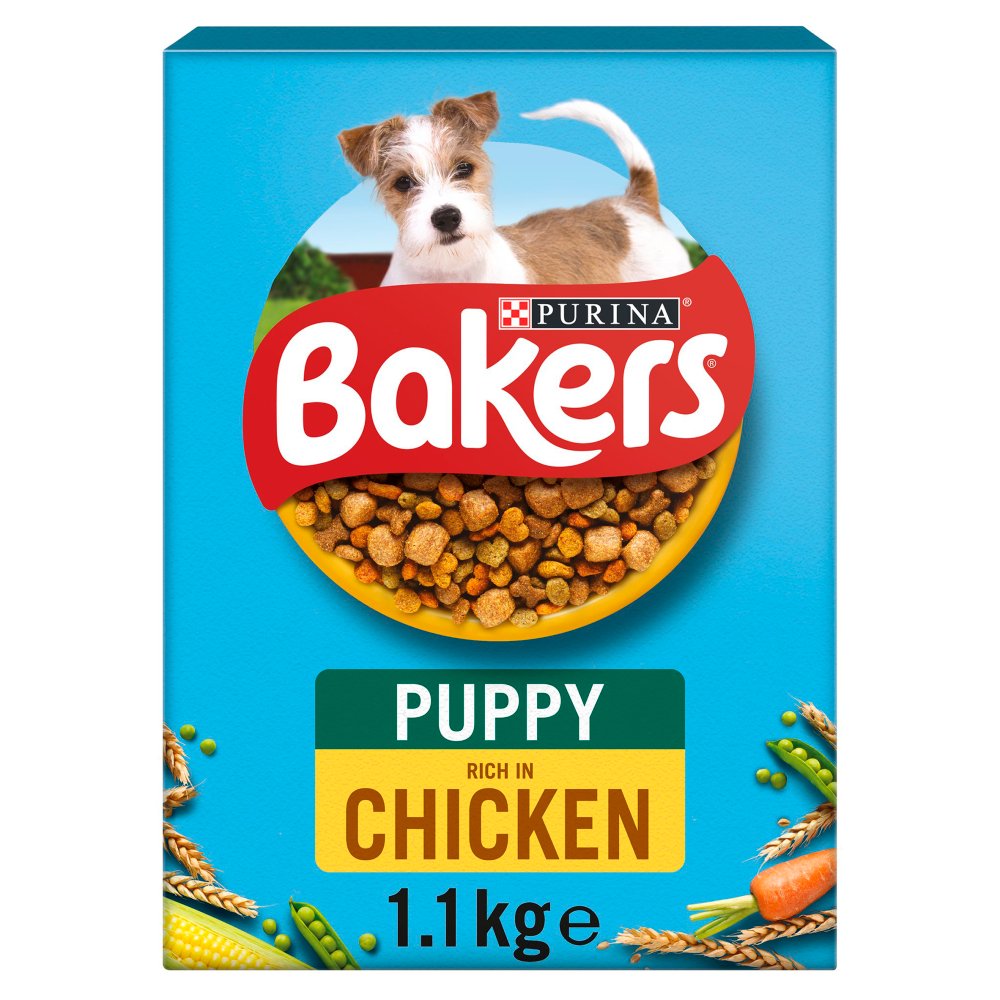 Bakers Superfoods Puppy Dry Dog Food – Natural Chicken & Vegetables – 1.1kg