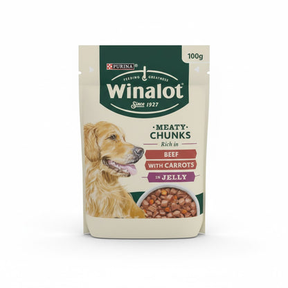 Winalot Meaty Chunks Wet Dog Food 100g x 20 Multipack