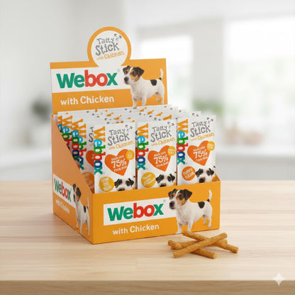 Webbox Tasty Sticks Dog & Cat Treats Multipack | Chicken, Beef, Chicken & Liver