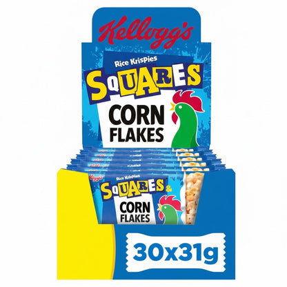 Kellogg’s Rice Krispies Squares Multipack – Marshmallow, Caramel & Chocolate, Corn Flakes or Totally Chocolatey (30 Bars)