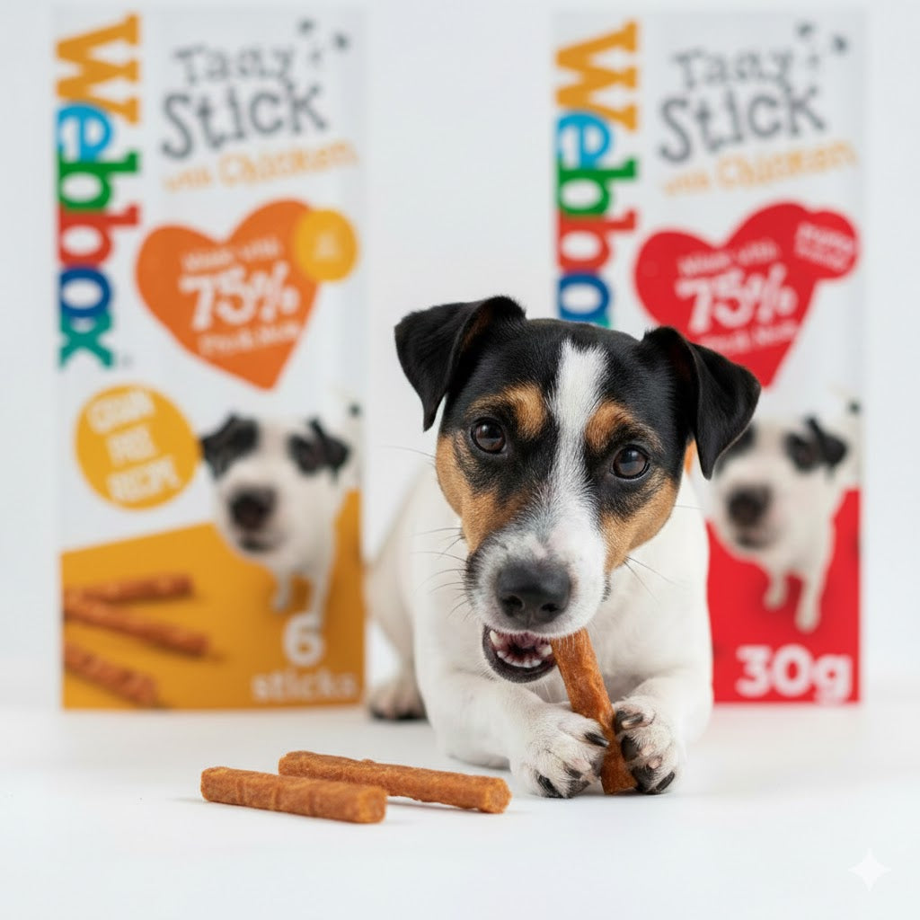Webbox Tasty Sticks Dog & Cat Treats Multipack | Chicken, Beef, Chicken & Liver