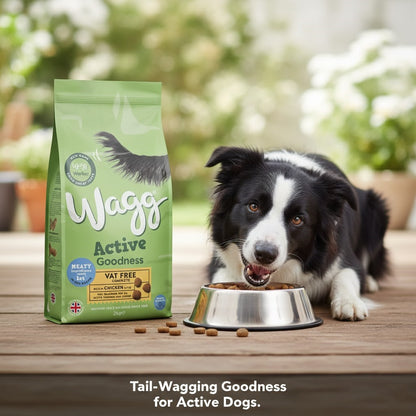 Wagg Active Goodness Working Complete Dry Dog Food – Beef & Veg or Chicken & Veg