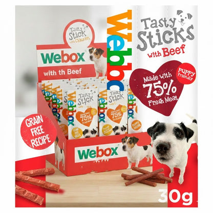 Webbox Tasty Sticks Dog & Cat Treats Multipack | Chicken, Beef, Chicken & Liver