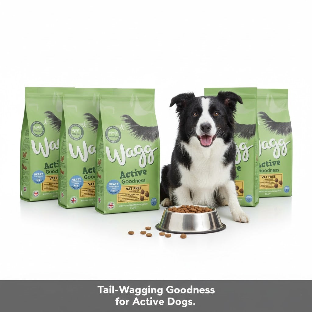 Wagg Active Goodness Working Complete Dry Dog Food – Beef & Veg or Chicken & Veg