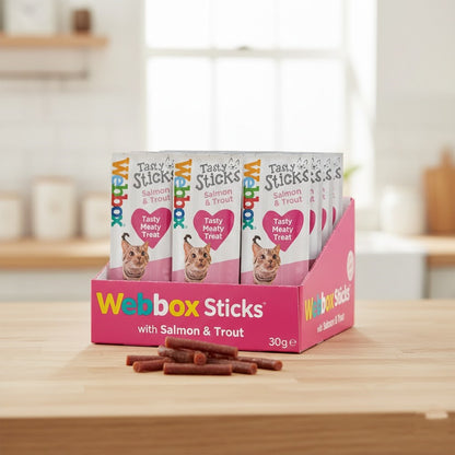 Webbox Tasty Sticks Dog & Cat Treats Multipack | Chicken, Beef, Chicken & Liver