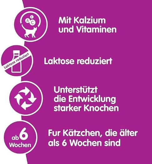 Whiskas Kitten Cat Milk – Nutrient-Enriched Drink (200ml, Pack of 6)