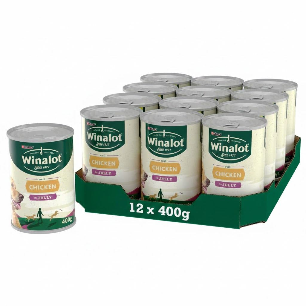 Winalot Classics Wet Dog Food in Jelly – Choose Your Flavor & Pack Size