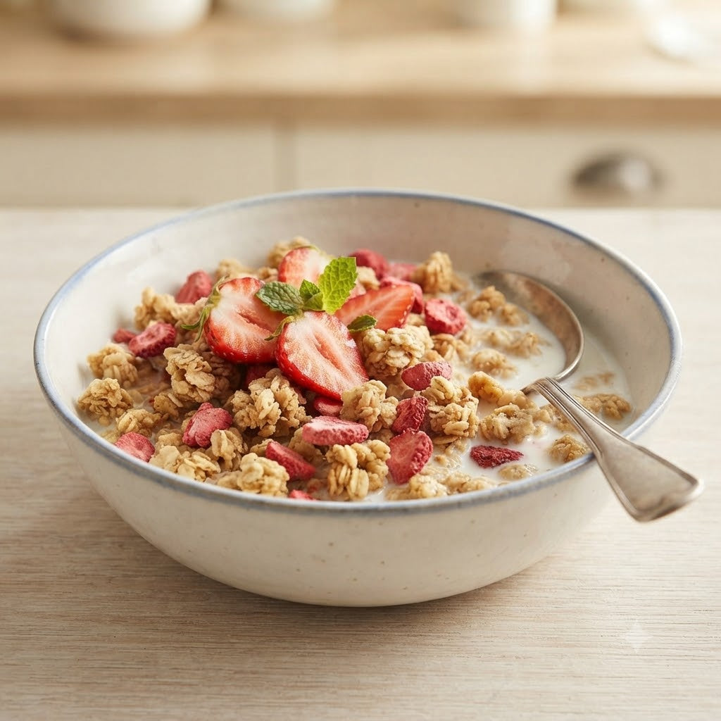 Jordans Country Crisp Strawberry - Crunchy Oat Clusters (6 x 400g Bulk Pack)
