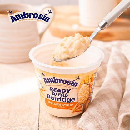 Ambrosia Ready to Eat Porridge Pots - Instant Hot Cereal (6 x 210g Bulk Pack)