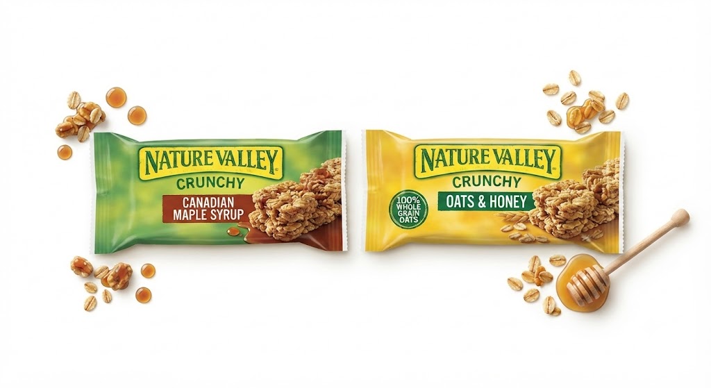 Nature Valley Crunchy Cereal Bars - Choice of Oats & Honey, Maple Syrup or Variety Pack - Various Pack Sizes