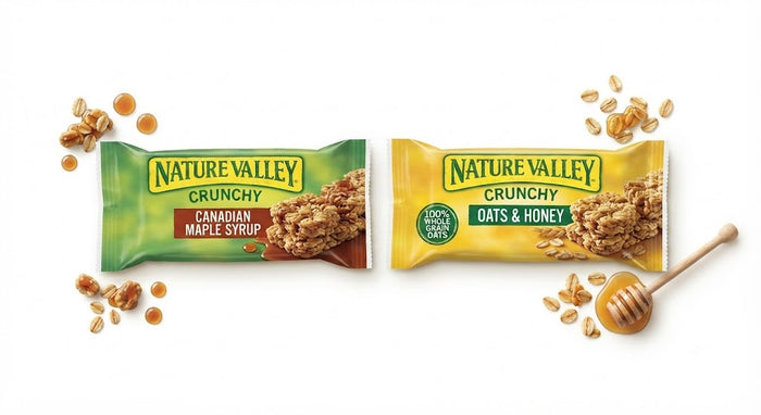 Nature Valley Crunchy Cereal Bars - Choice of Oats & Honey, Maple Syrup or Variety Pack - Various Pack Sizes