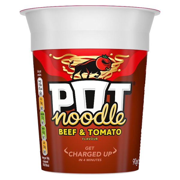 Pot Noodle Instant Noodles – King Size (114g) & Standard (90g) Multipacks (12 Pack)