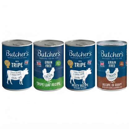 Butcher’s Nourishing Food for Dogs - Grain Free Wet Food Range (400g Packs)
