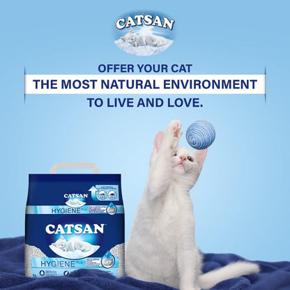 Catsan Hygiene Non-Clumping Odour Control Cat Litter - 5Ltr & 10Ltr