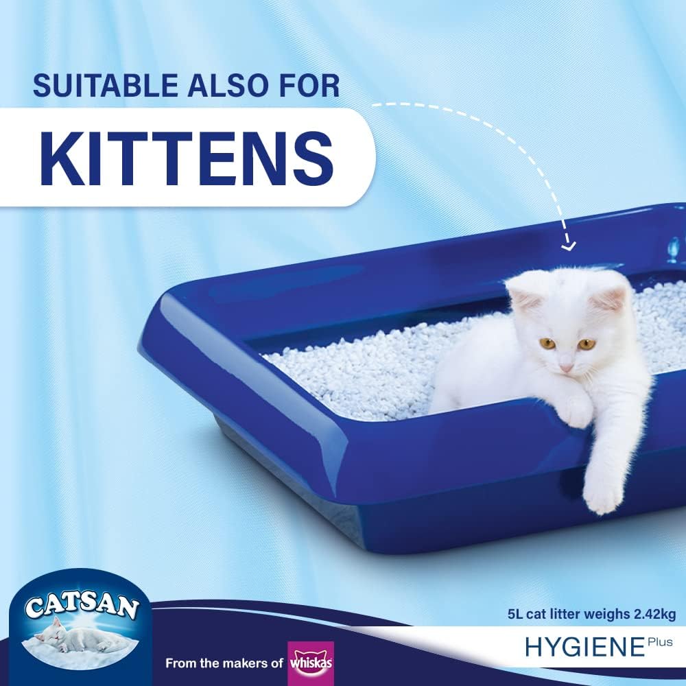 Catsan Hygiene Non-Clumping Odour Control Cat Litter - 5Ltr & 10Ltr