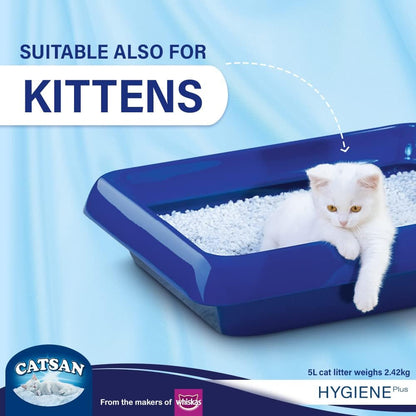 Catsan Hygiene Non-Clumping Odour Control Cat Litter - 5Ltr & 10Ltr