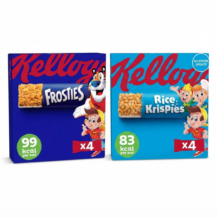 Kellogg’s Cereal Snack Bars - Multi-Pack - Choice of Frosties or Rice Krispies