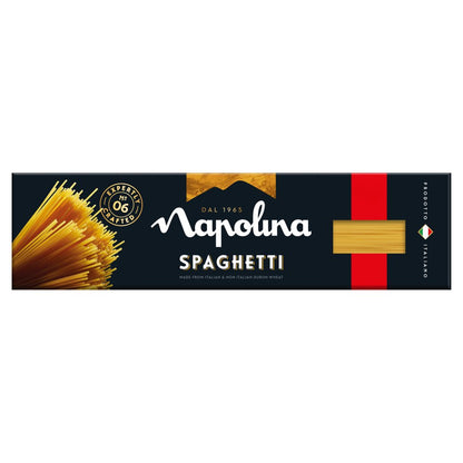 Napolina Italian Pasta – Fusilli, Spaghetti or Penne (400g x 6 Pack)