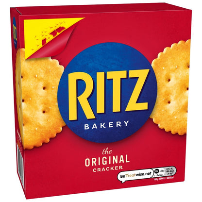 Ritz The Original Baked Cracker Box 150g x 8 | Bulk Snack Crackers