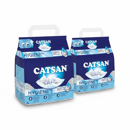 Catsan Hygiene Non-Clumping Odour Control Cat Litter - 5Ltr & 10Ltr