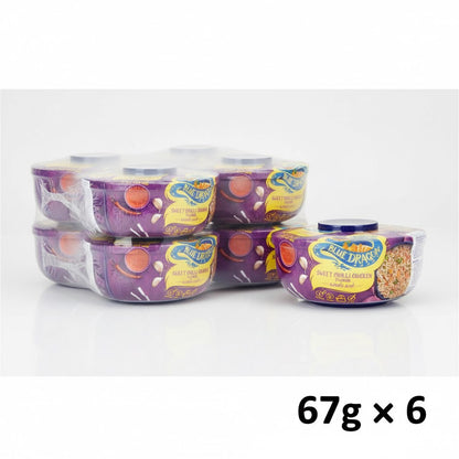 Blue Dragon Noodle Wok – Sweet Chilli, Spicy Thai or Oriental Chicken (67g/65g x 6 Pack)