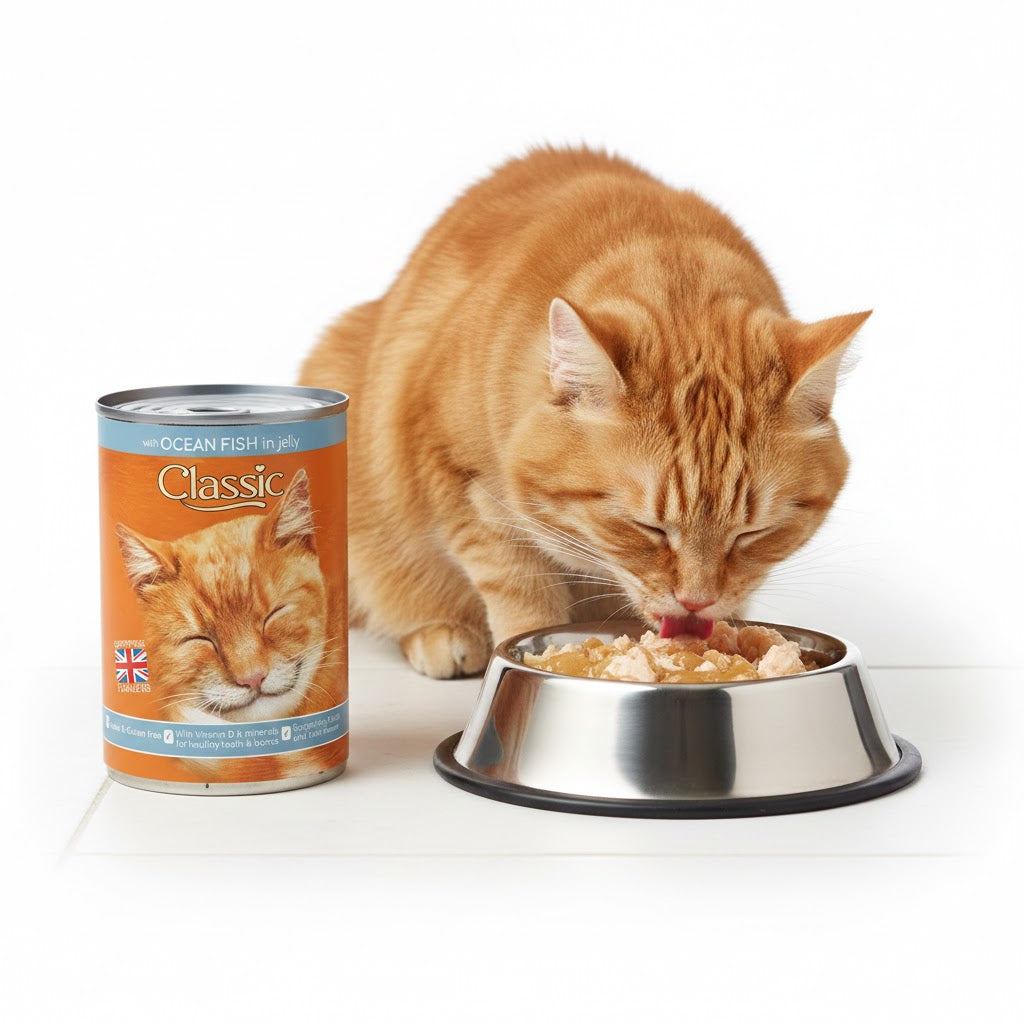 Classic Wet Cat Food in Jelly – Variety Multipack (12 x 400g Cans)