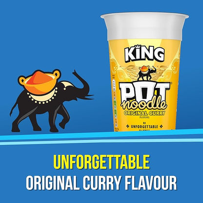 Pot Noodle Instant Noodles – King Size (114g) & Standard (90g) Multipacks (12 Pack)