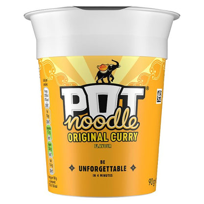 Pot Noodle Instant Noodles – King Size (114g) & Standard (90g) Multipacks (12 Pack)