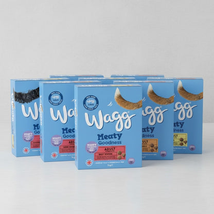 Wagg Meaty Goodness Adult Complete Dry Dog Food – 5 x 1kg Multi-Pack