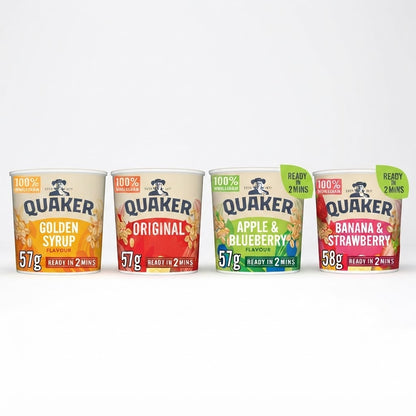 Quaker Oat So Simple Porridge Pots - Instant Oatmeal Cups (Pack of 8)