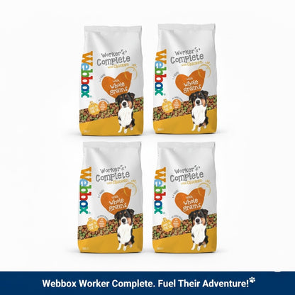 Webbox Complete Dry Dog Food - Beef or Chicken Recipe (Choose Size: 2kg or 15kg)