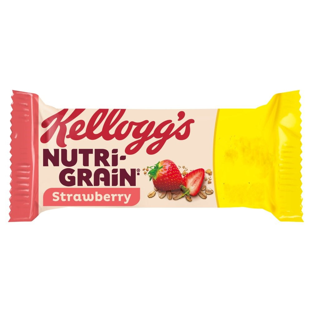 Kellogg's Nutri-Grain Soft Baked Cereal Bars – Fruit Flavored Breakfast & Snack Bars (25 x 37g)