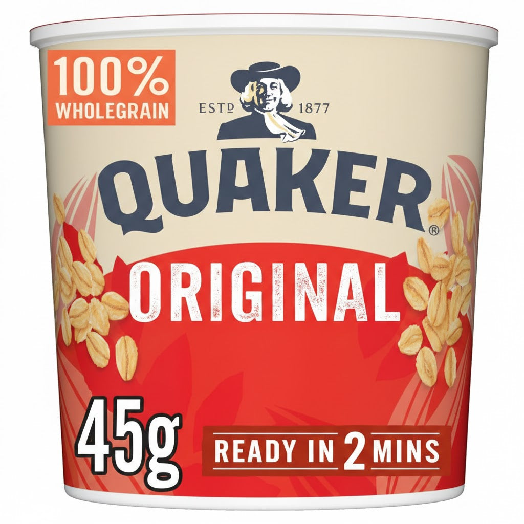Quaker Oat So Simple Porridge Pots - Instant Oatmeal Cups (Pack of 8)