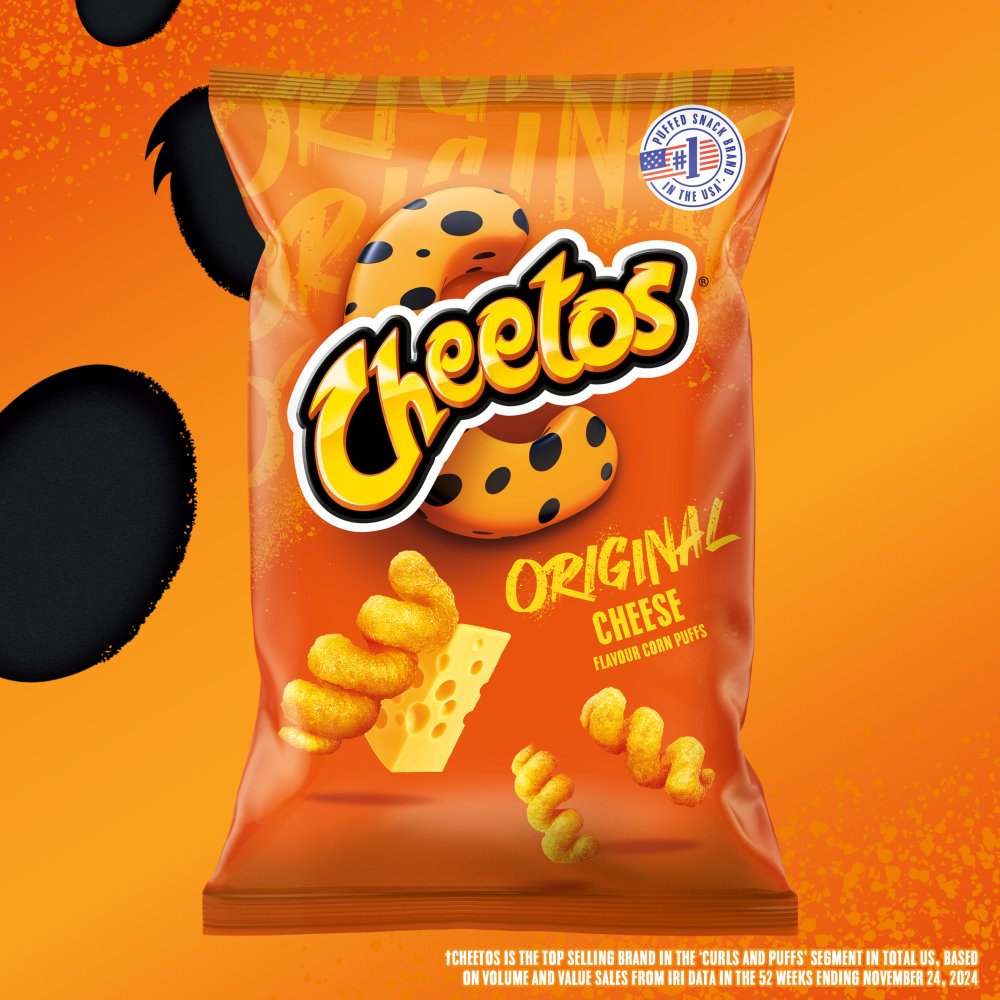 Cheetos Twisted Cheese Corn Puffs Sharing Crisps | 30g x 30 Pack Carton