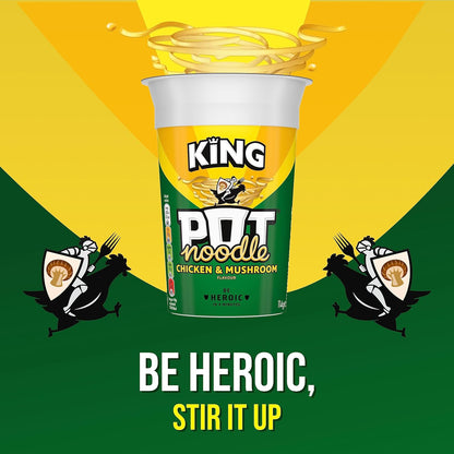 Pot Noodle Instant Noodles – King Size (114g) & Standard (90g) Multipacks (12 Pack)