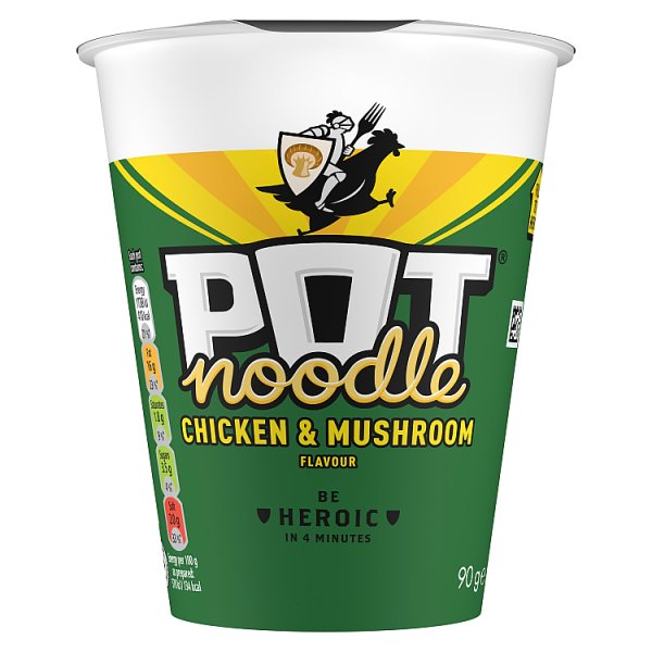 Pot Noodle Instant Noodles – King Size (114g) & Standard (90g) Multipacks (12 Pack)