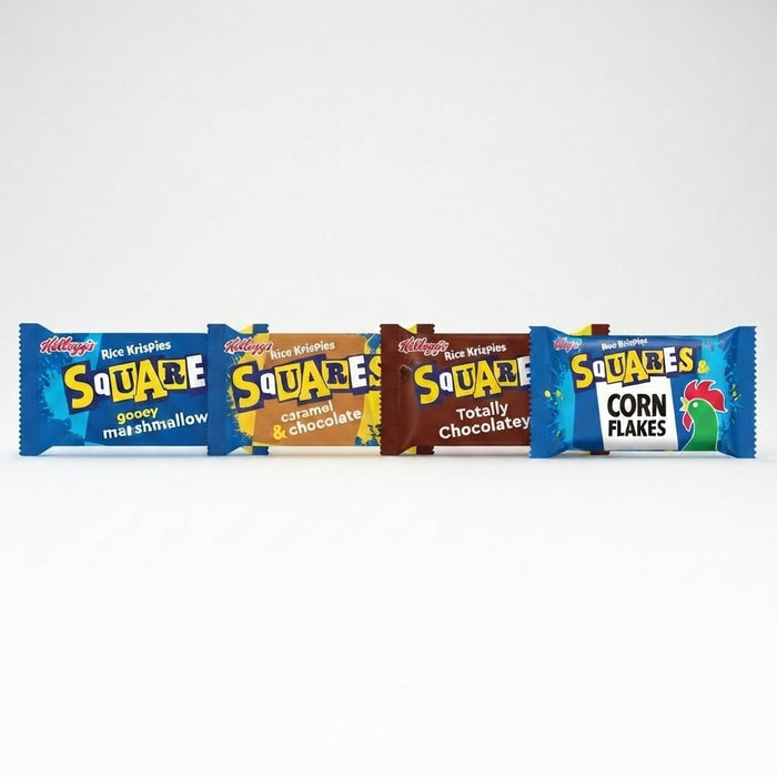 Kellogg’s Rice Krispies Squares Multipack – Marshmallow, Caramel & Chocolate, C