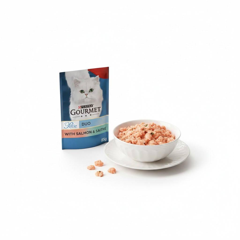 GOURMET Perle Mini Fillets in Gravy Wet Cat Food - 85g Multipack (26 Pouches)