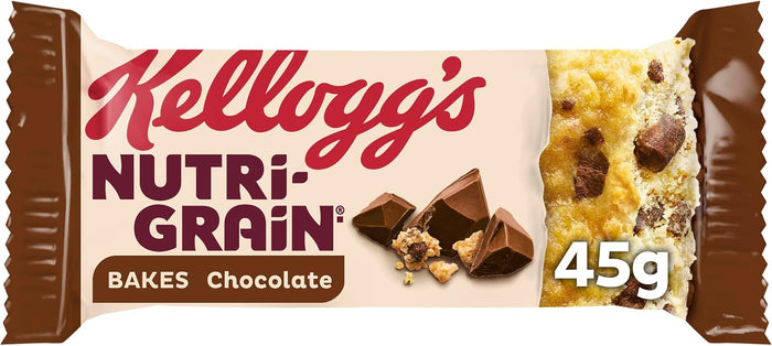 Kellogg's Nutri-Grain Bakes Chocolate 45g x 20 Pack